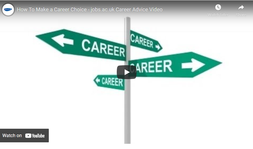 How to make a career choice (for students)